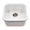 Houzer Ptb 1919 Platus 18 7 8 Undermount Single Basin Fireclay Bar Sink Biscuit