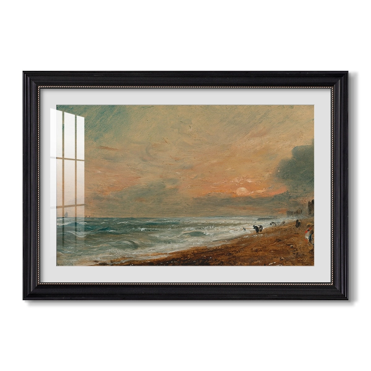Hove Beach C 1824 1826 John Constable Custom Framed Print