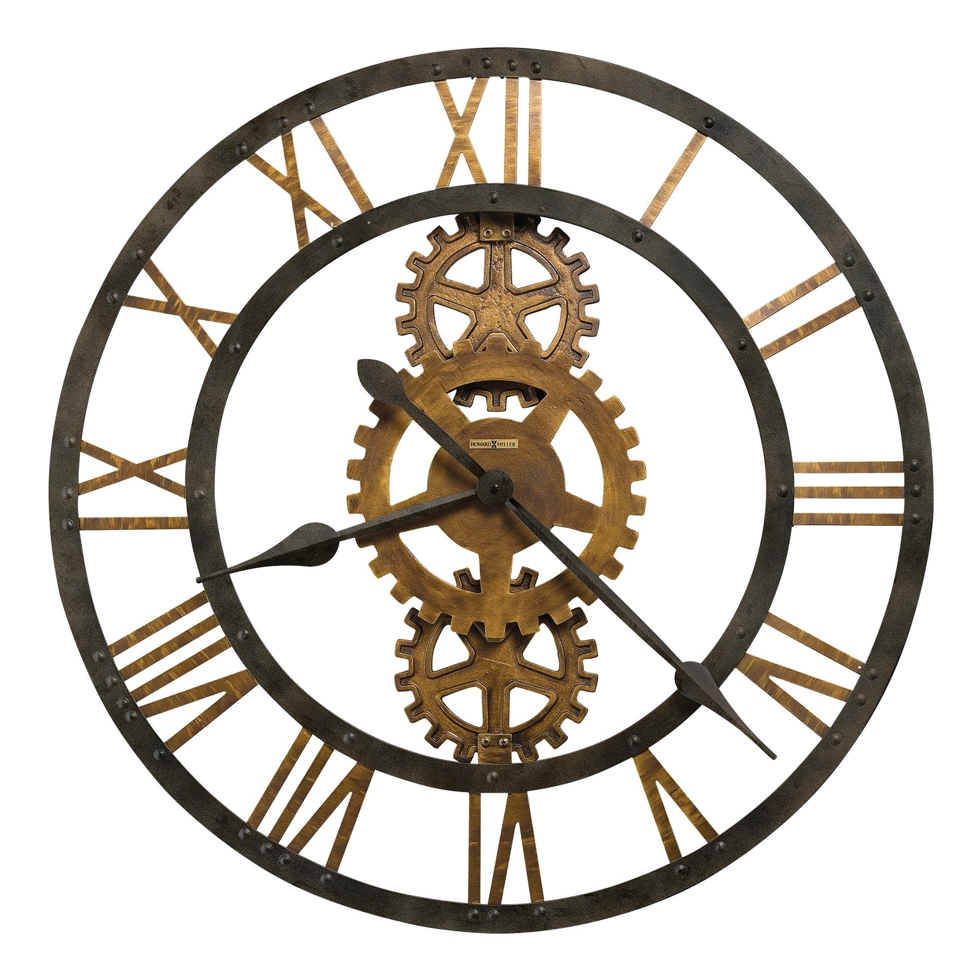 Howard Miller Crosby Industrial Steampunk Vintage With A Modern Twist Statement Wall Clock Reloj De Pared