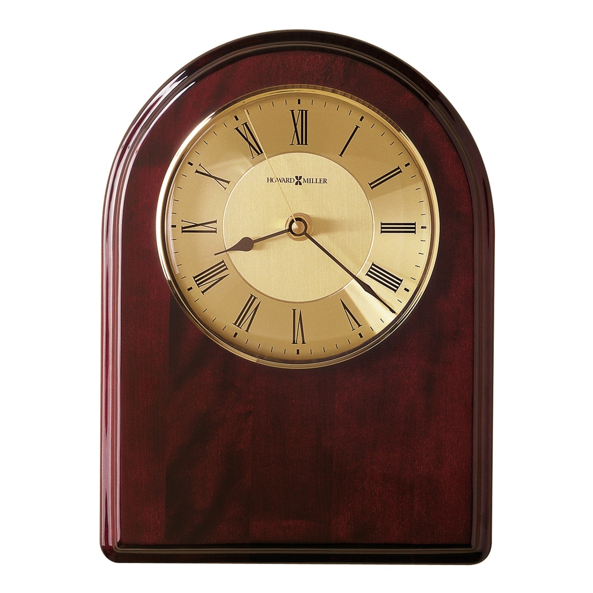 Howard Miller Honor Time Iii Elegant Regal Transitional Wall Clock On Commemorative Plaque Reloj De Pared