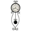 Howard Miller Ivana Rustic Farmhouse Chic Industrial And Transitional Style Wall Clock With Pendulum Reloj De Pared