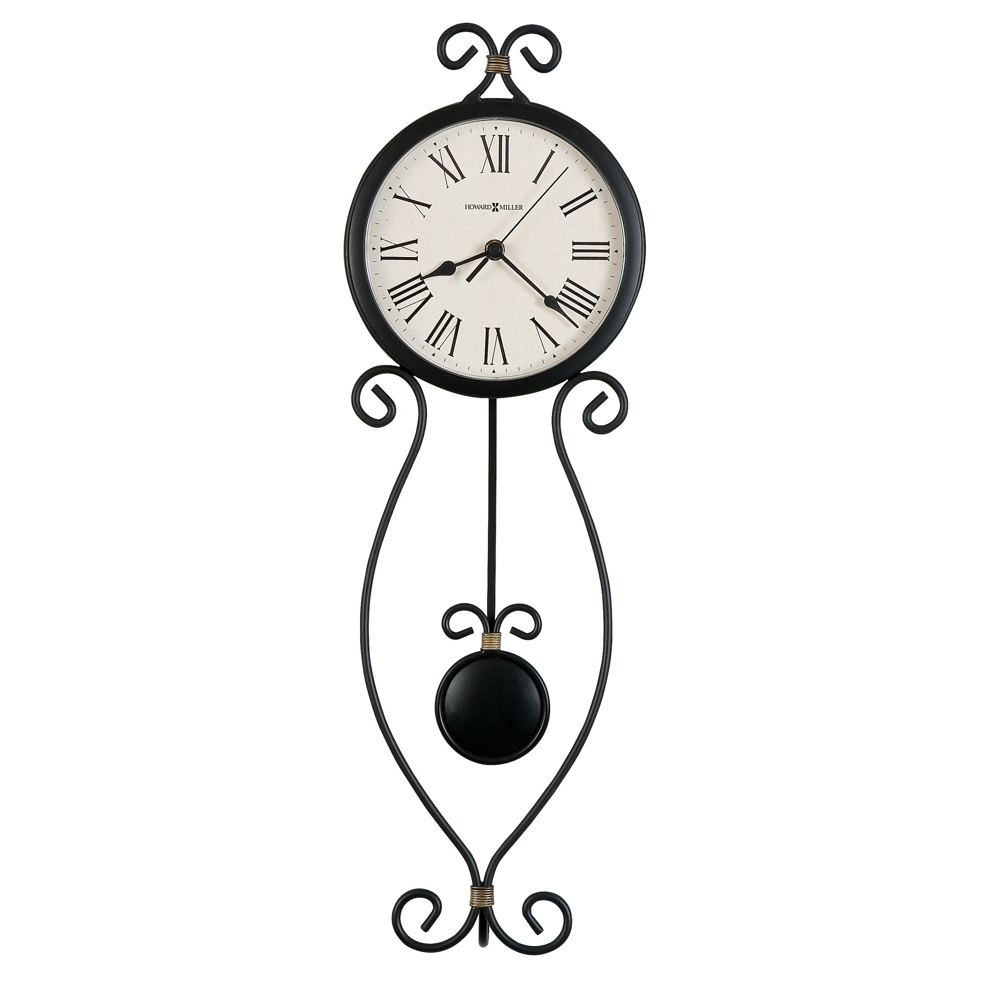 Howard Miller Ivana Rustic Farmhouse Chic Industrial And Transitional Style Wall Clock With Pendulum Reloj De Pared