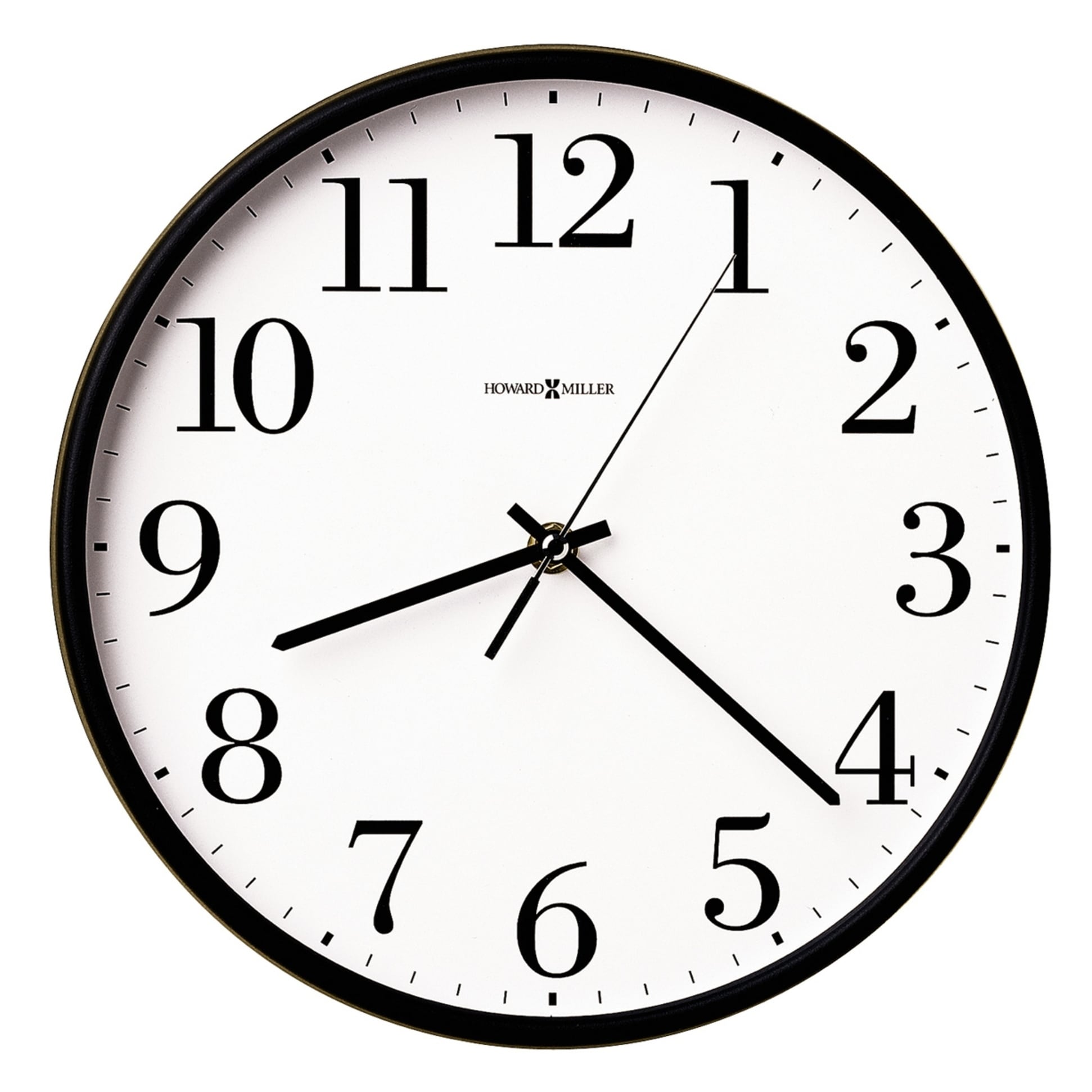 Howard Miller Office Mate Classic Modern Transitional Wall Clock With Large Numbers Reloj De Pared