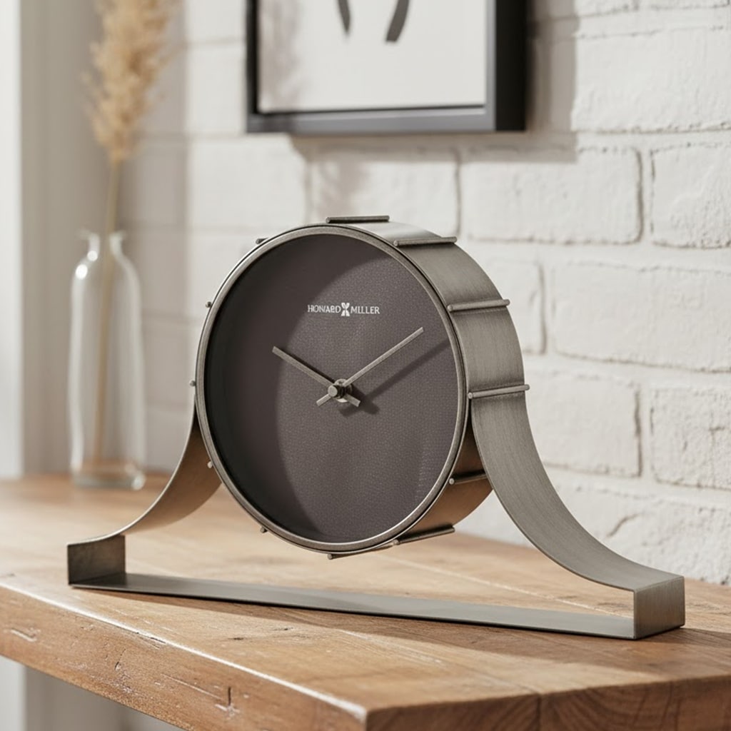 Howard Miller Seeley Contemporary Modern Transitional And Sleek Style Mantel Clock Reloj Del Estante
