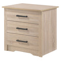 Hudson 3 Drawer Nightstand