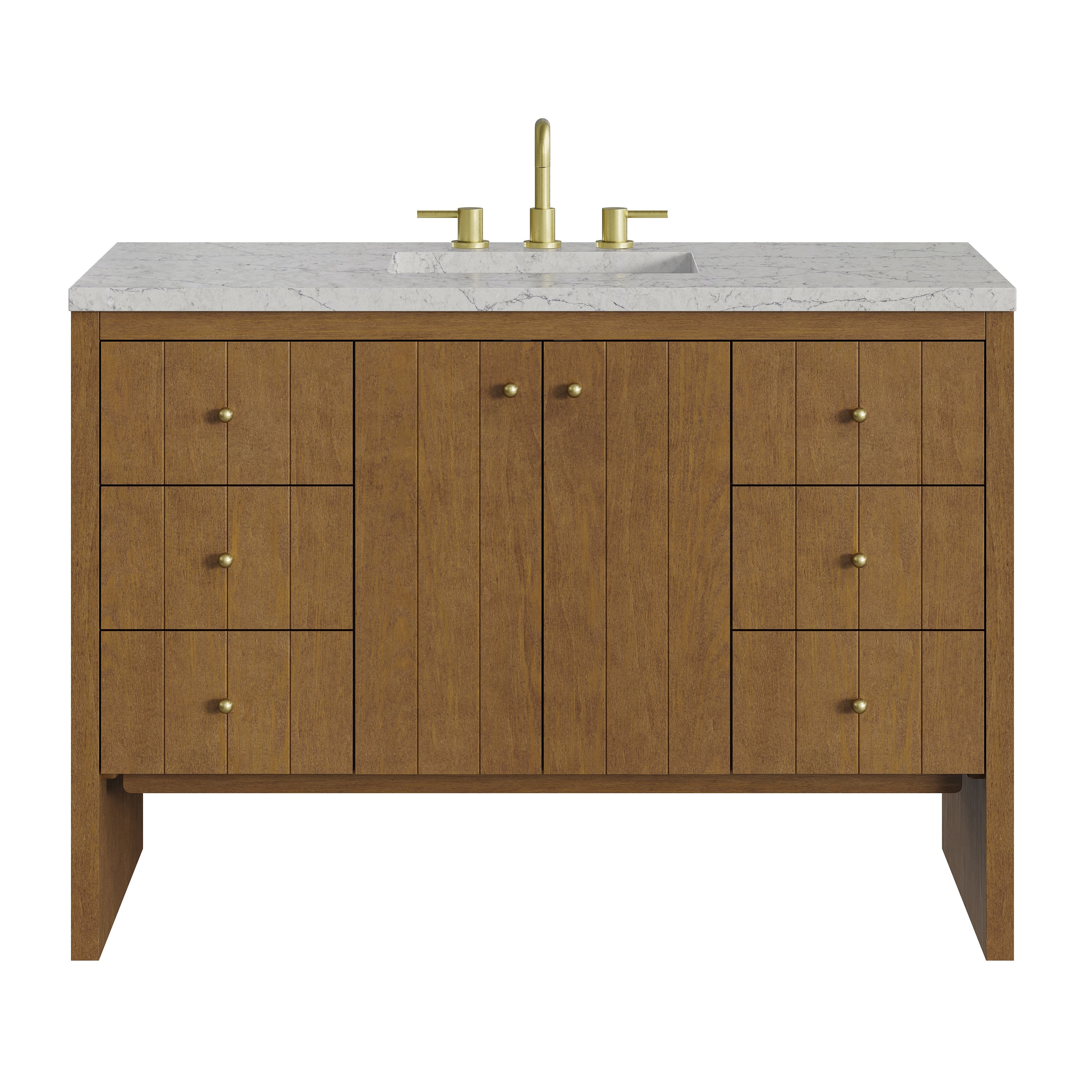 Hudson 48 Single Vanity W Freepower Wireless Charger