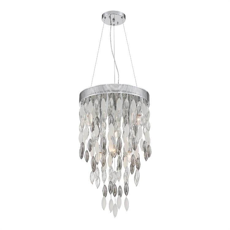Hudson 6 Light Chrome Chandelier 18 W X 29 H
