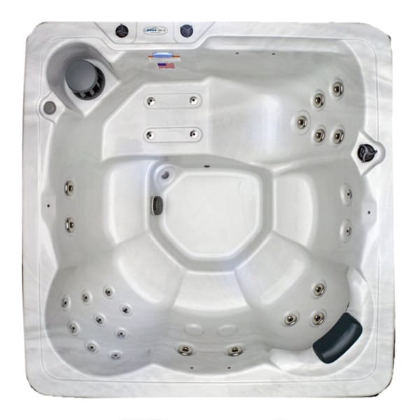 Hudson Bay Spas White Shell Stainless Steel 6 Person 29 Jet Spa