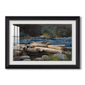 Hudson River 1892 Winslow Homer Custom Framed Print