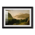 Hudson River Scene 1857 John Frederick Kensett Custom Framed Print