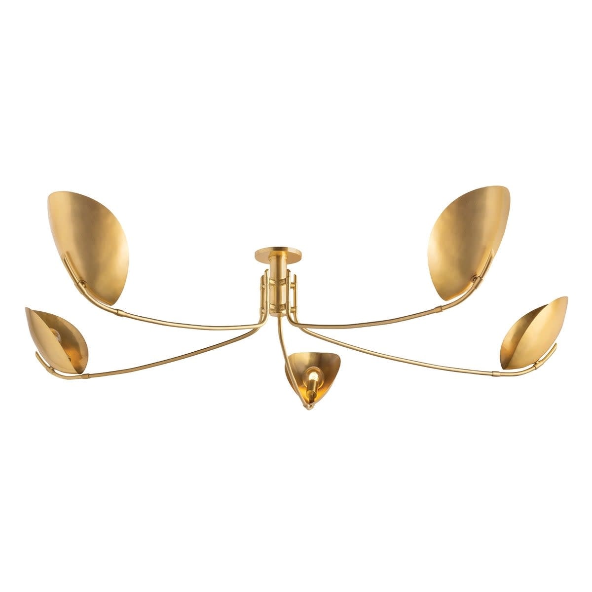 Hudson Valley Lighting 1755 Avondale 5 Light 72 Wide Semi Flush