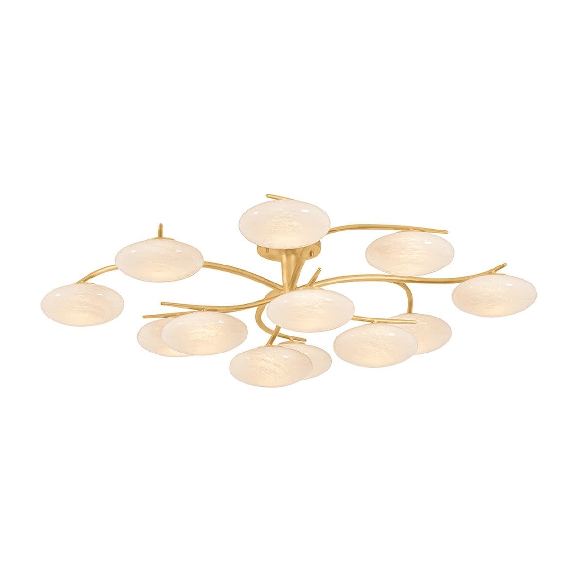 Hudson Valley Lighting 5013 Bayberry 45 Wide Led Semi Flush Ceiling