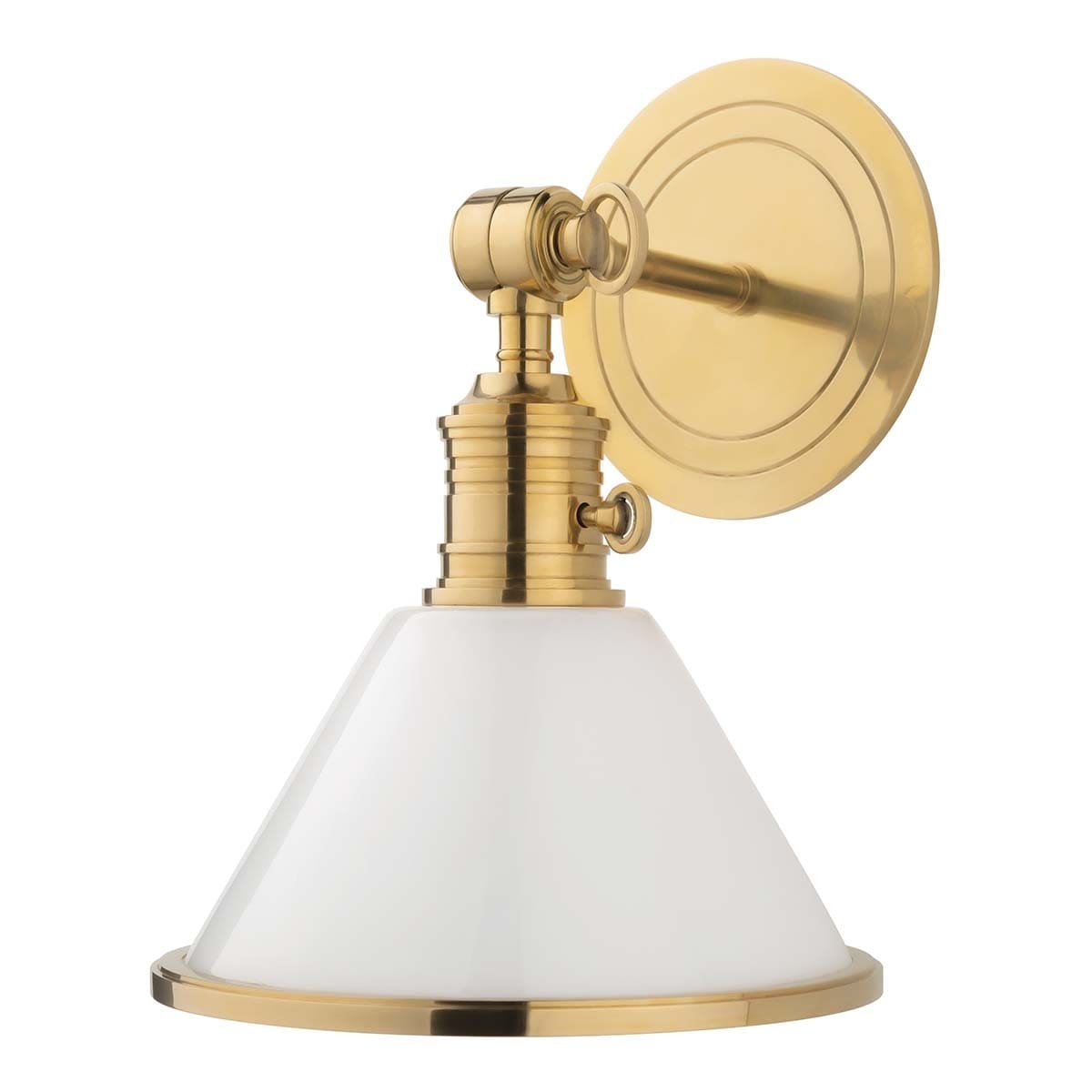 Hudson Valley Lighting Garden City 11 Tall Wall Sconce With White