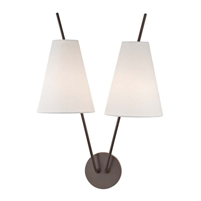Hudson Valley Lighting Milan 2 Light 21 Tall Wall Sconce