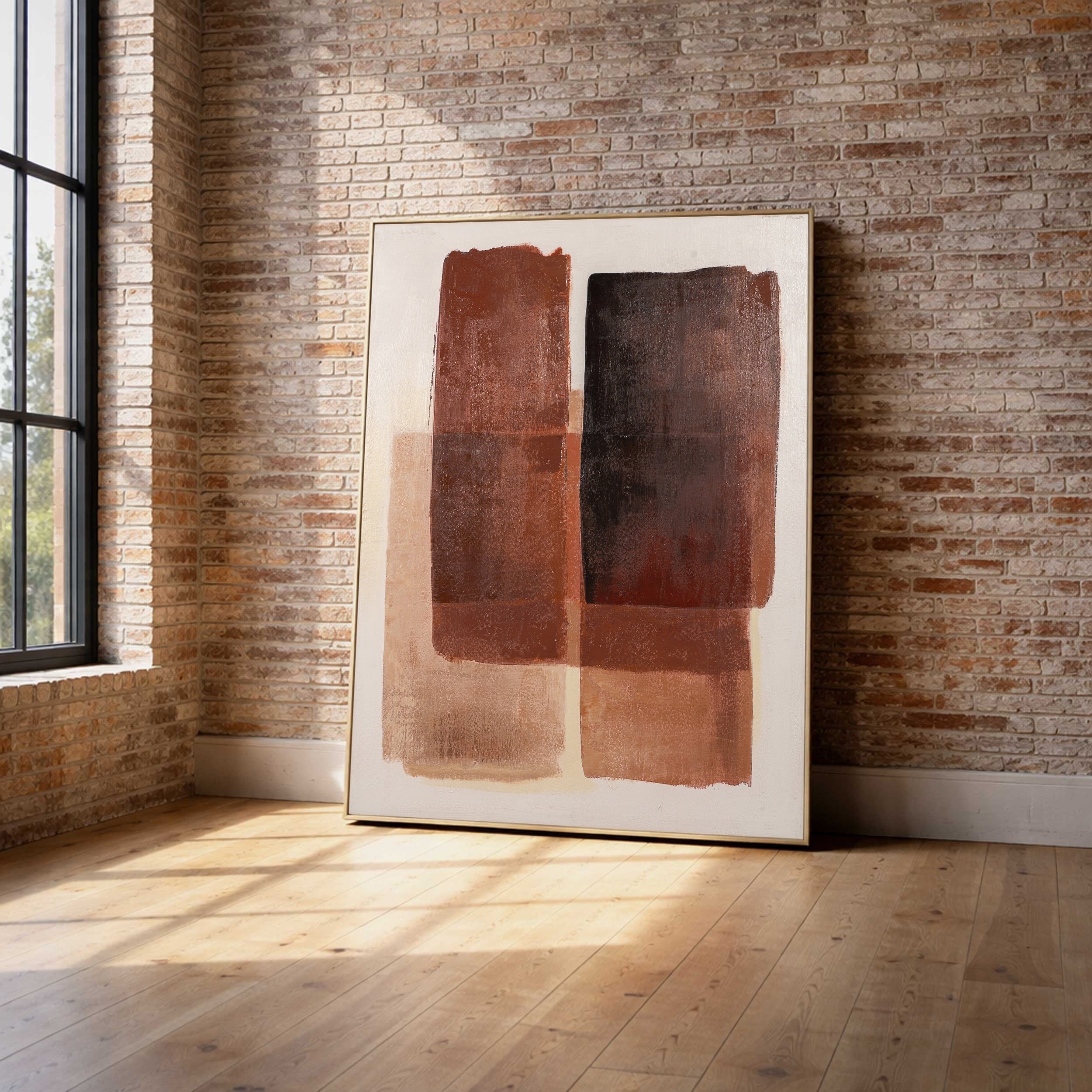 Hue Symmetry I Hand Painted Canvas