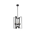 Hugo 4 Light Pendant In Black 14 Inch