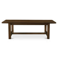 Hugo Dining Table Solid Acacia Wood With Dovetail Joinery Butcher Block Construction 8 Seater Warm Brown