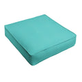 Sunbrella Canvas Aruba Corded Indoor Outdoor Deep Seating Chair Cushion
