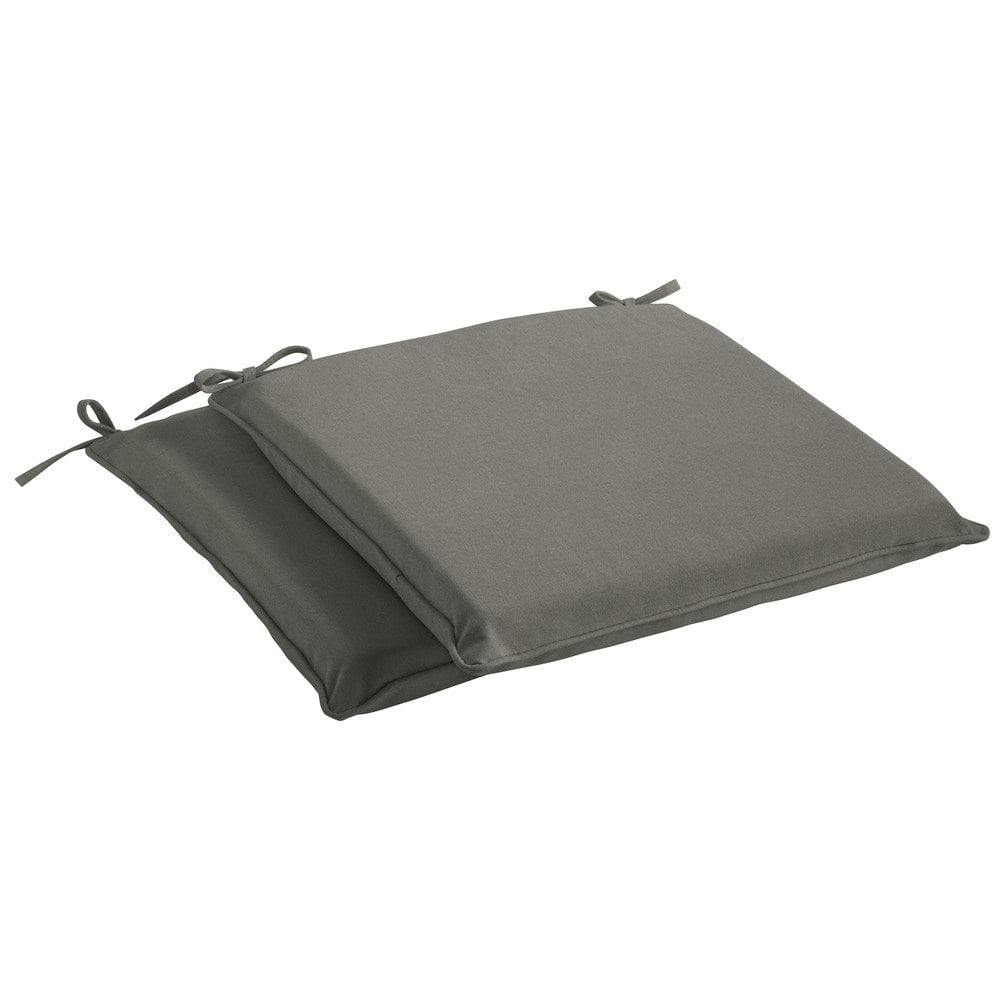Humble Haute Sunbrella Canvas Charcoal Indoor Outdoor Cushion Set Of 2
