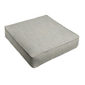 Sunbrella Canvas Granite Corded Indoor Outdoor Deep Seating Chair Cushion