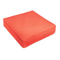Sunbrella Canvas Melon Corded Indoor Outdoor Deep Seating Chair Cushion