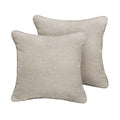 Humble Haute Sunbrella Cast Silver Indoor Outdoor Corded Pillow Set Of 2