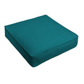 Humble Haute Sunbrella Spectrum Peacock Corded Indoor Outdoor Chair Cushion