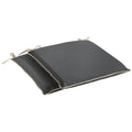Humble Haute Charcoal Ivory Indoor Outdoor Chair Pad Set Set Of 2.