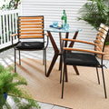 Humble Haute Sunbrella Canvas Black Indoor Outdoor Cushion Set Of 2