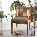 Sunbrella Canvas Charcoal Indoor Outdoor Deep Seating Chair Cushion