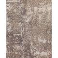 Hundley Hand Knotted Wool Bamboo Silk Silver Gray Area Rug 9 X 12