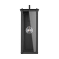 Hunt 1 Light Black Outdoor Wall Lantern