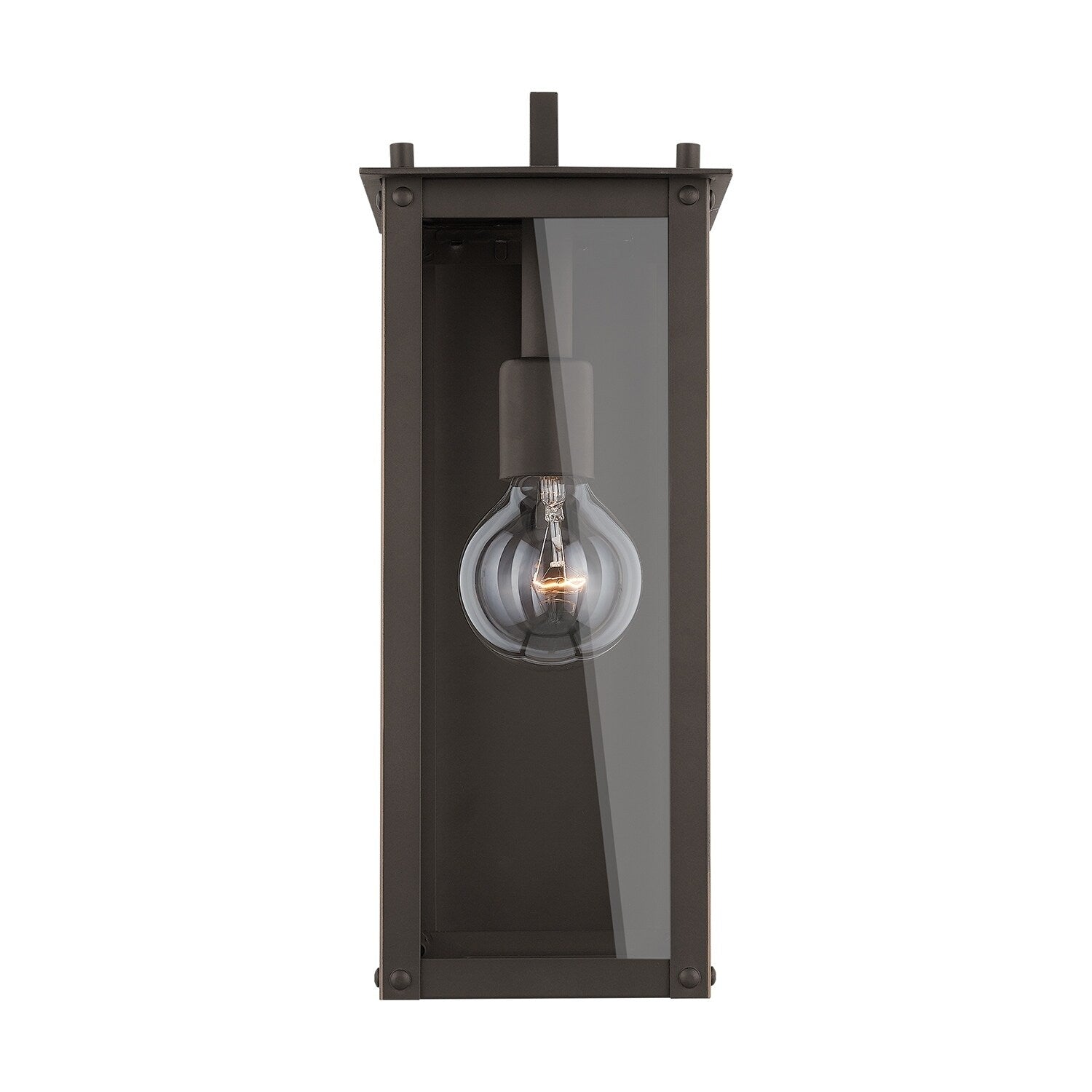 Hunt 1 Light Oiled Bronze Outdoor Wall Lantern
