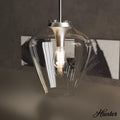 Hunter 12 Contemporary 1 Light Pendant With Clear Glass Shade