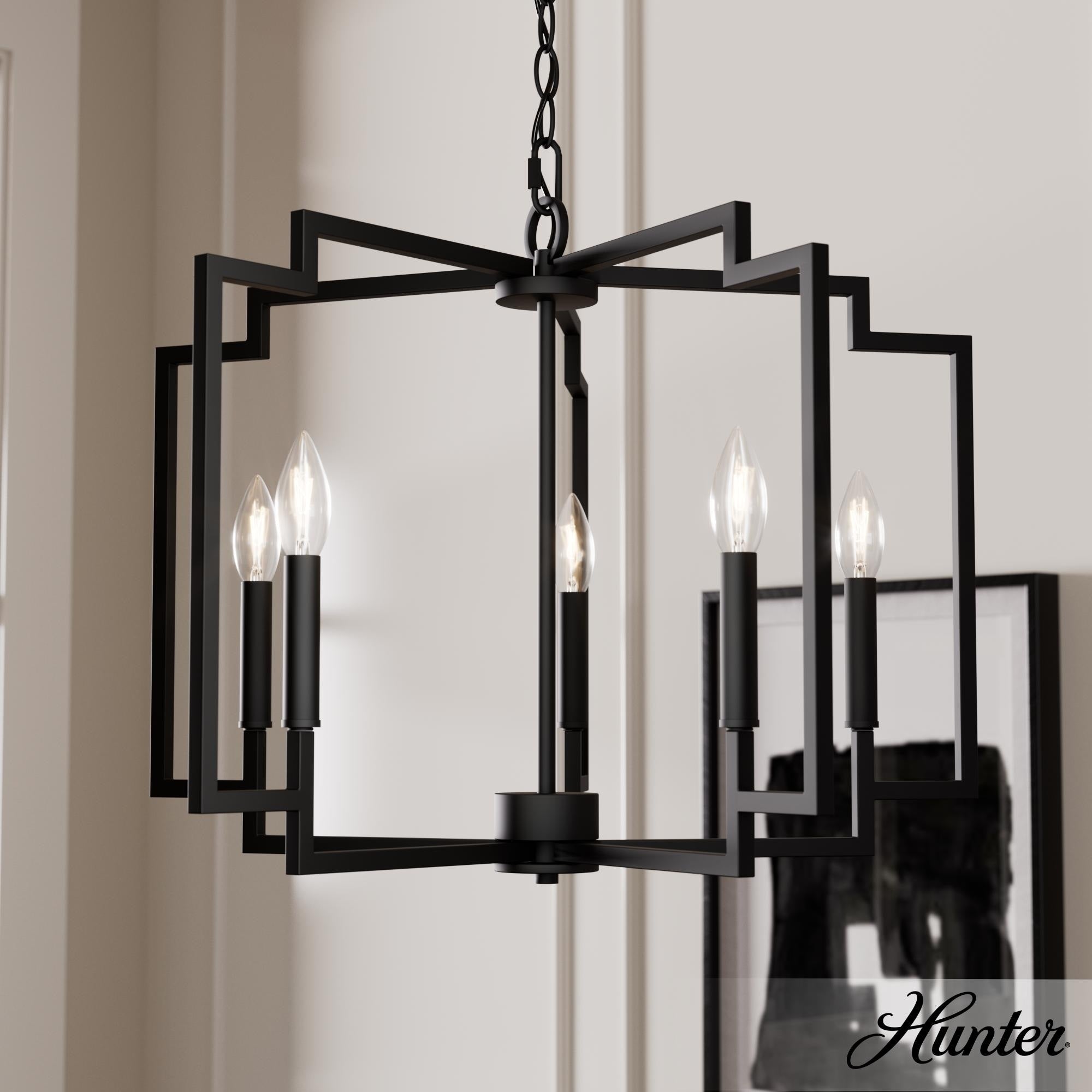 Hunter 24 Modern 5 Light Medium Chandelier