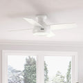 Hunter 44 Dempsey Low Profile Ceiling Fan And Handheld Remote Modern Casual
