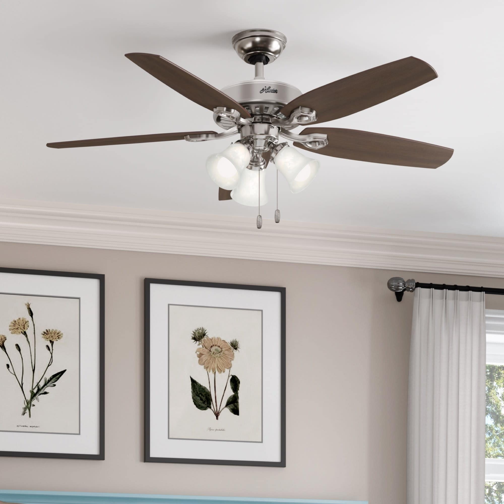 Hunter Fan 52 Builder Plus Silver