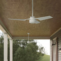 Hunter 52 Cabo Frio Fresh White Damp Ceiling Fan With Wall Control