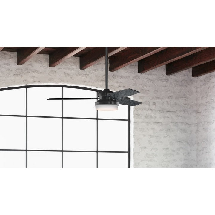 Hunter Fan Sentinel Brushed Nickel 52 Inch Ceiling Fan With 3 Reversible Blades Silver