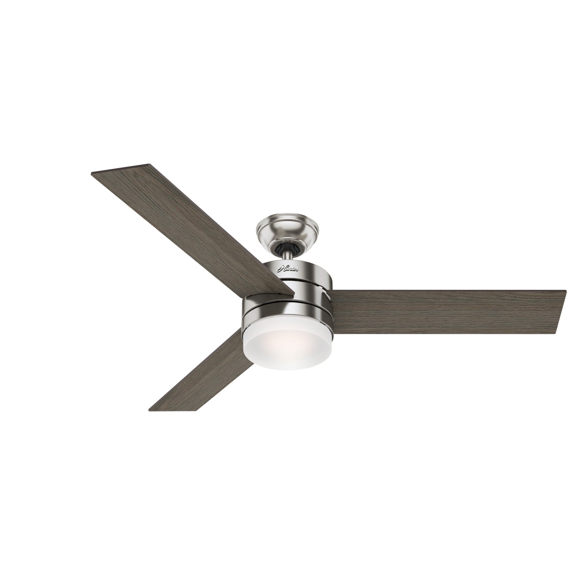 Hunter 54 Exeter Ceiling Fan With Led Light Kit And Remote Control
