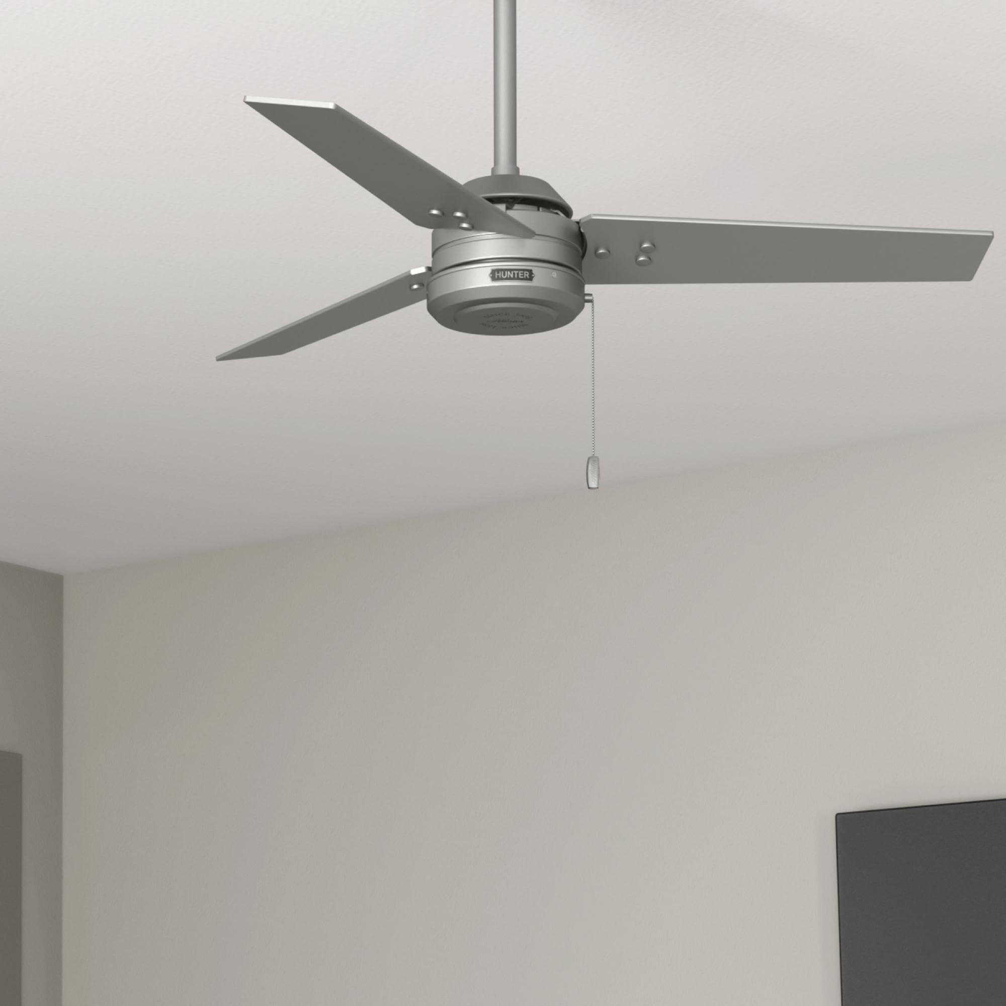 Hunter Cassius 44 Outdoor Ceiling Fan With Pull Chain
