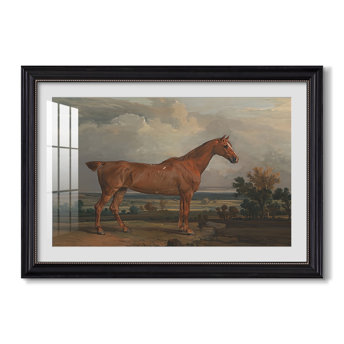 Hunter In A Landscape 1810 James Ward Custom Framed Print