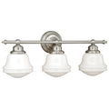 Vaxcel Huntley 3L Vanity Satin Nickel