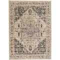 Grand Bazaar Huron Charcoal Beige Area Rug 710 X 106 710 X 106