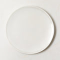 Hyacinth 4-Piece White Dinnerware Set with Soup Bowl with Reactive Glaze
