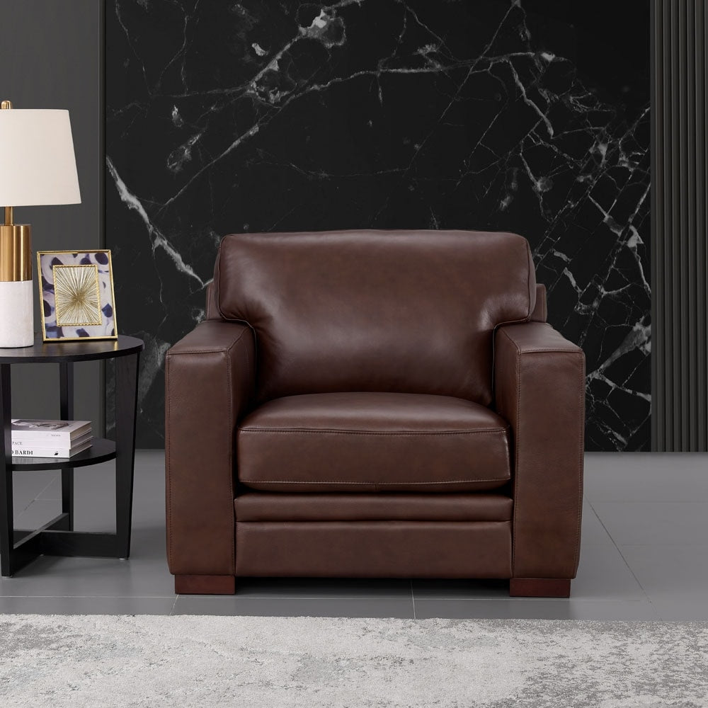 Hydeline Dillon Top Grain Leather Armchair