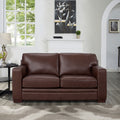 Hydeline Dillon Top Grain Leather Loveseat
