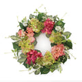 Hydrangea Floral Wreath 22 Inch