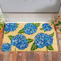 Hydrangea Haven Coir Door Mat 30 X 18 30 X 18