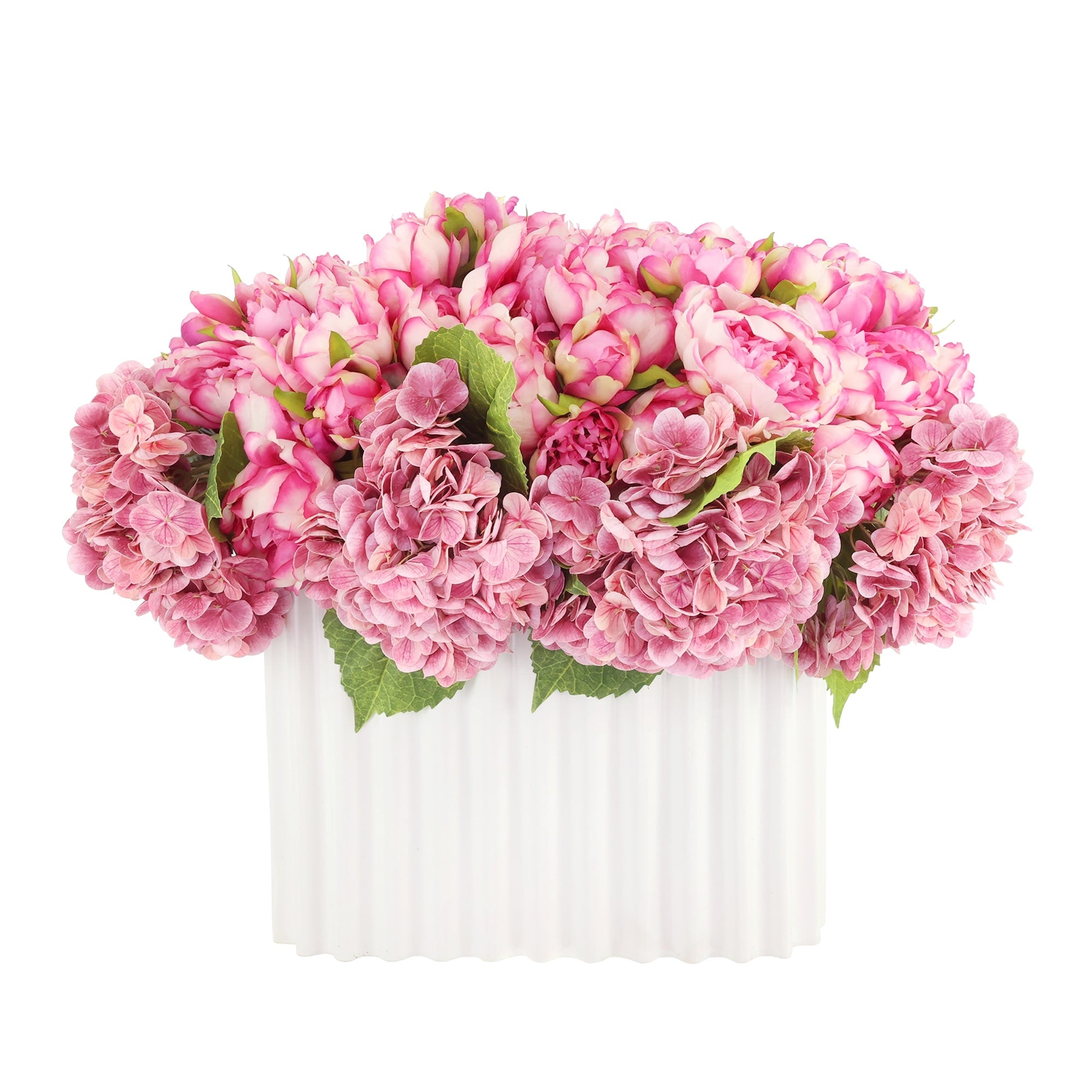 Hydrangea And Peony Centerpiece 19